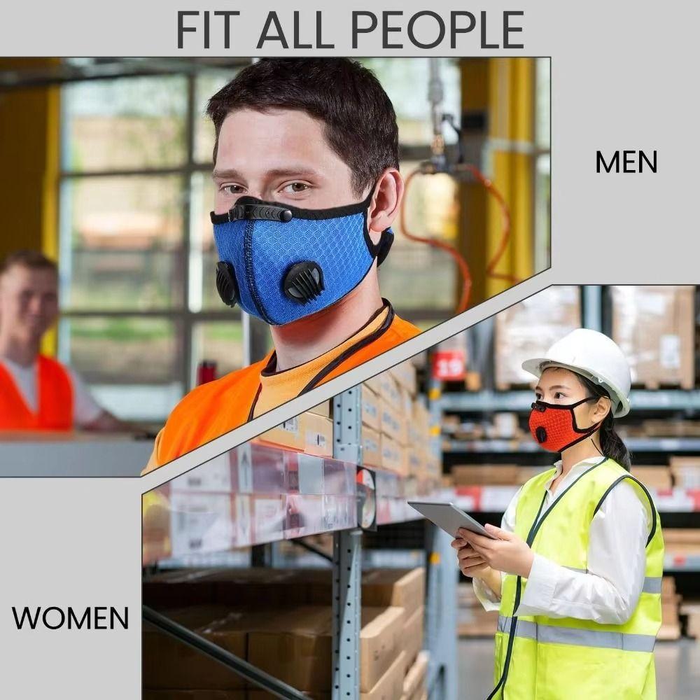 Nose Clamp Sports Dustproof Mask Ergonomic Filter Mask Cycling Protective Mask Outdoor Running