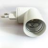 1 Pc EU Plug To E27 Light Lamp Bulb Adapter Converter with ON/OFF Button