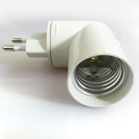 1 Pc EU Plug To E27 Light Lamp Bulb Adapter Converter with ON/OFF Button