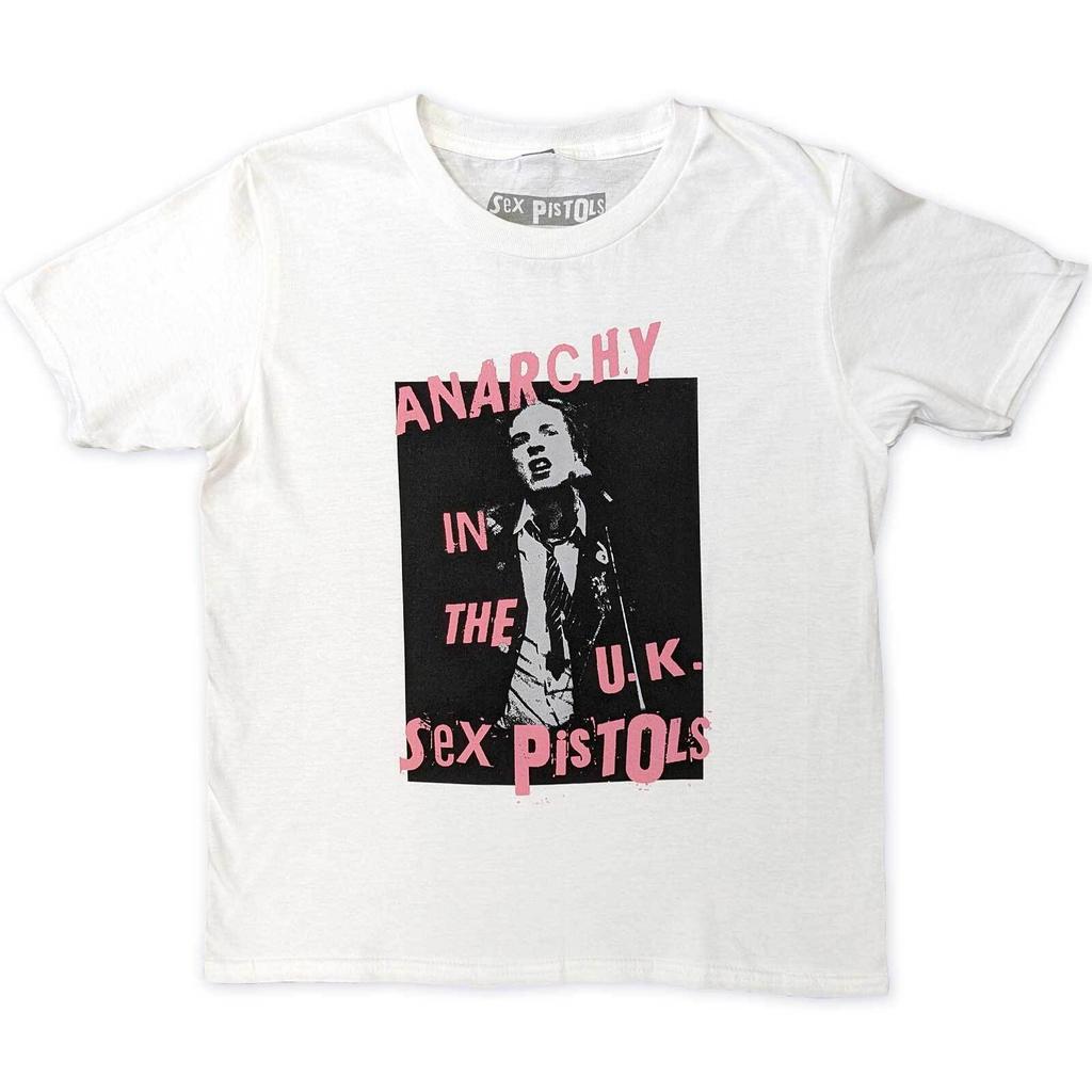 The Sex Pistols Men's Women's Adult T-Shirt: Anarchy In The UK - 3 - 13 years