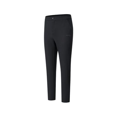 Спортивные брюки серии Lifestyle, однотонные, простые, мягкие, эластичные, узкие, прямые, трикотажные, женские брюки, черные SC1240072A-BK01