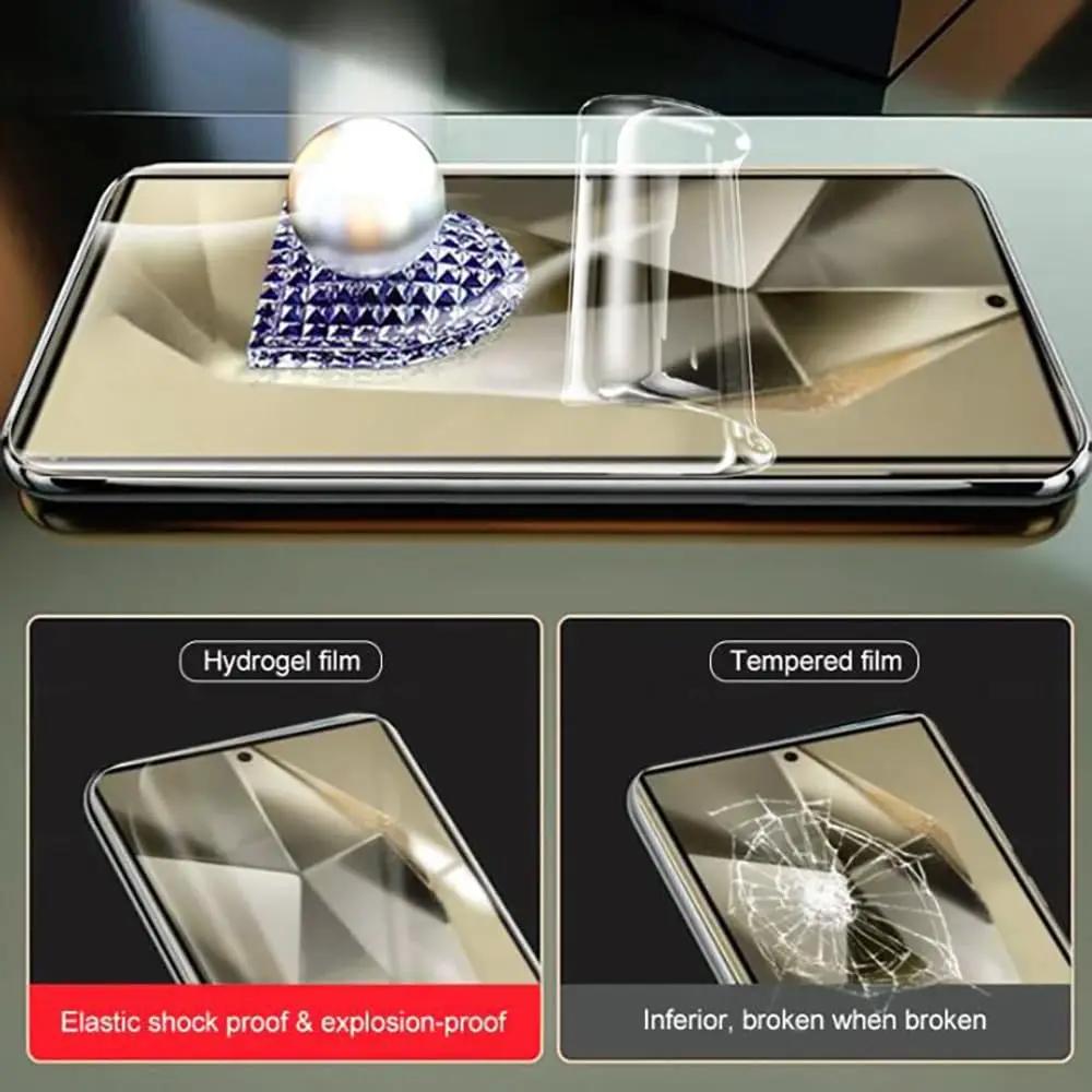 Гидрогелевая пленка для Samsung Galaxy S24 S23 S22 S21 S20 Ultra Plus, 4 шт., защитная пленка для экрана Samsung S24 Ultra S23 S20 S21 FE