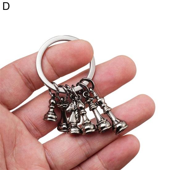 Chess Keychain Bag Charms Easy To Hang Lightweight Portable Multipurpose Handbag Wallet