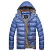 Men's Thick Cotton Suit Winter Slim Hooded Warm Coat