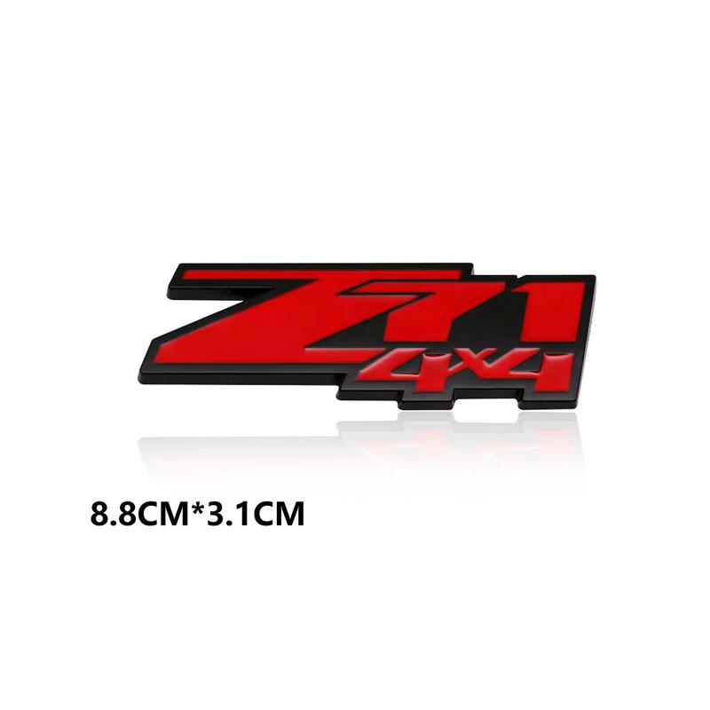 3D металлический значок Z71 4 * 4 на переднюю решетку радиатора автомобиля для траверса автомобиля TAHOE COLORADO, наклейка с логотипом на багажник автомобиля