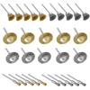AmoYoung Router Brushes, 3 Types of Wire Brushes, Steel & Brass Wire Brushes, 2.35mm Shaft, Pack of 30, Wire Wheel Brushes, Bowl Cup, Brush Shape, Pol