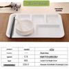 Melamine 6-Compartment Meal Tray