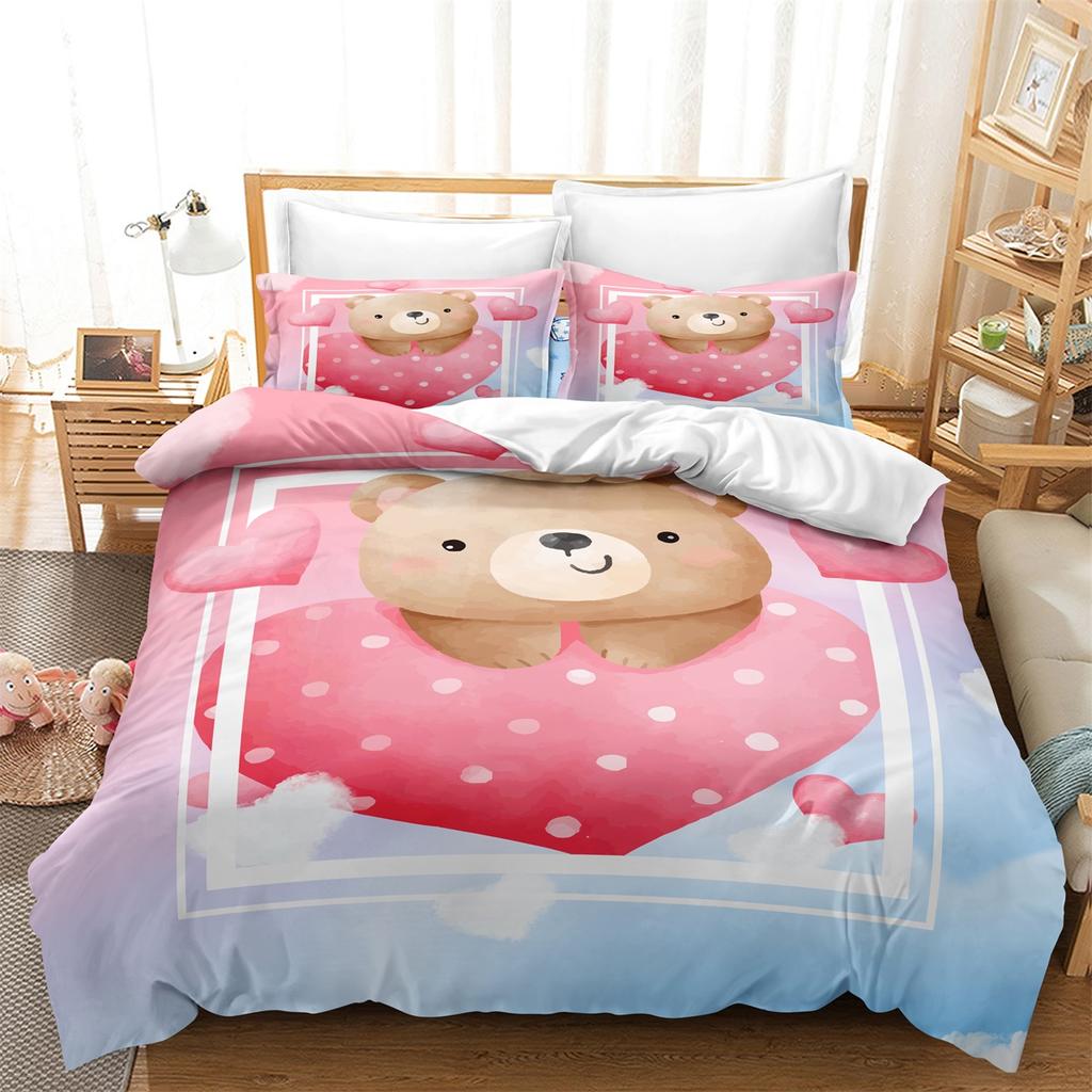 3D комплект постельного белья «Современная романтическая любовь» для молодоженов, одеяло и наволочка AU240 * 270, супер размер, комната для пары, мягкое украшение для дома