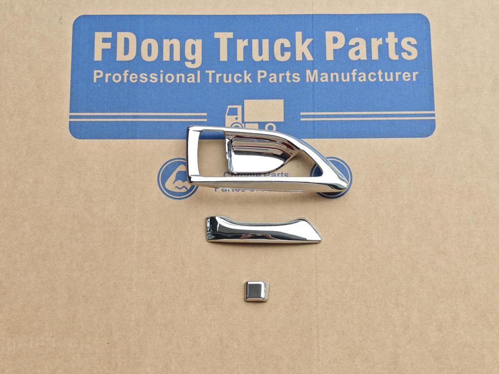Chrome Inner Handles and Right for Isuzu 07 Elf Plated Parts (Left Set) Trucks, [Used]