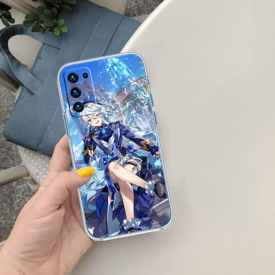 LO48 Genshin Impact Фурина Этер Чехол для LG K22 K30 K40 K40S K41 K42 K50 K50S K51 K51S K52 K61 K62 K71 K92 Q60 Q61 V40 V50 V60