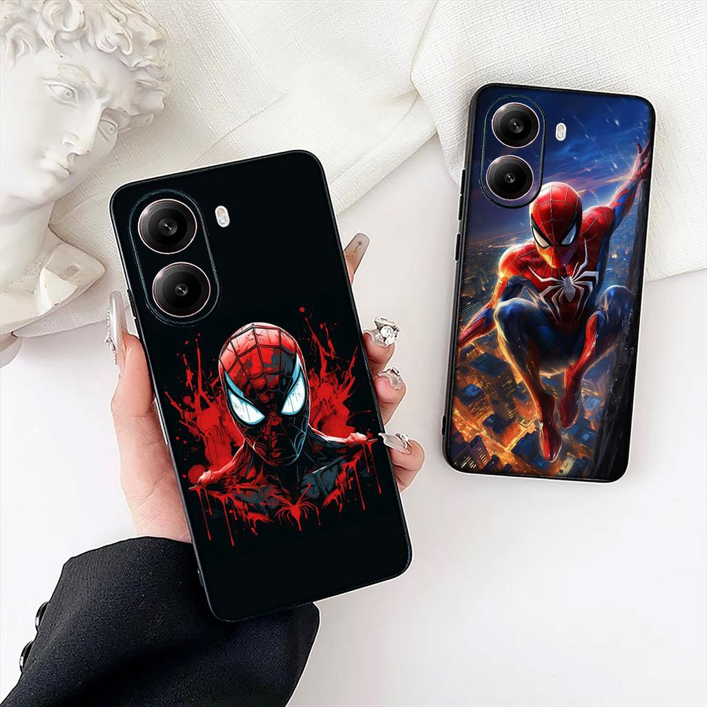 Spider Man Marvels Superhero SpiderMan Phone Case for Xiaomi Redmi Note 12 11 10 A3 Pro 10A 10C 12C Note12 5G Cover Casing