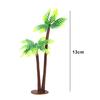 Пластиковое искусственное растение, мини-кокосовая пальма, инструмент для украшения торта на свадьбу и вечеринку