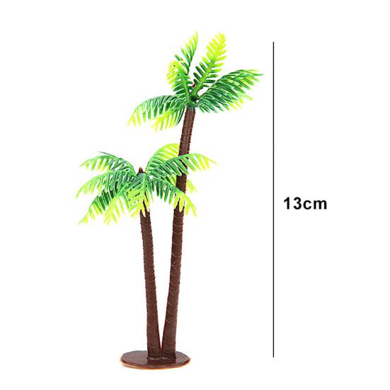 Пластиковое искусственное растение, мини-кокосовая пальма, инструмент для украшения торта на свадьбу и вечеринку