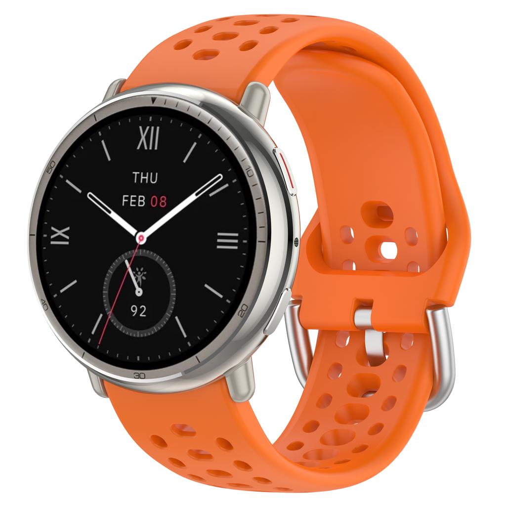 Оригинальный силиконовый ремешок для Amazfit Active 2, спортивный, дышащий, 20 мм, браслет, ремешок для Amazfit GTS 4 3 2 mini