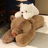 Bear Lying Panda Plush Toy Cartoon Stuffed Animal Doll Decorations Gift Kids
