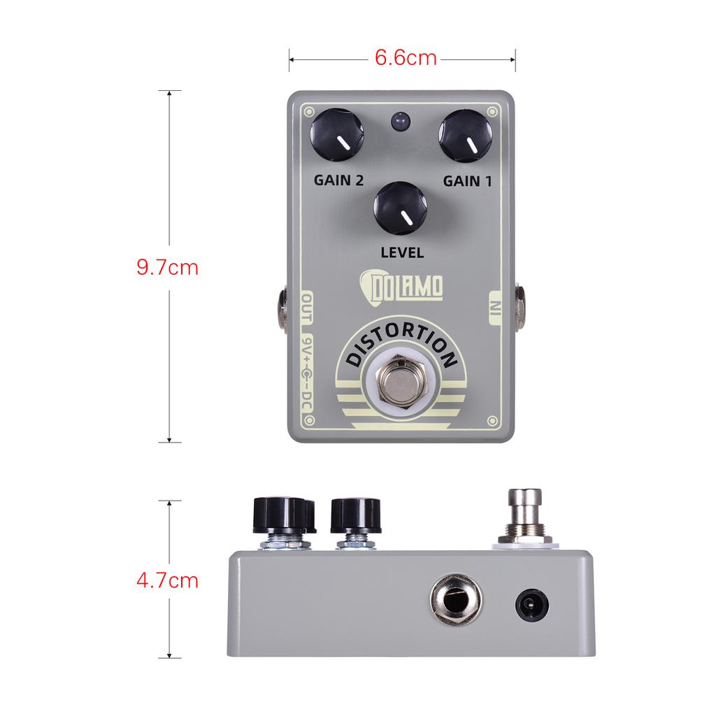 Dolamo D-5 Mark IV Distortion Педаль эффектов для гитары Педаль искажения с True Bypass для электрогитары