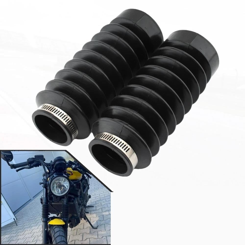 Подходит для Yamaha XSR700 2016-2022 Стабилизатор руля Мотоцикл Защита гофры передней вилки Пыльник Резина