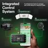 Комплект умной палатки для выращивания Smart Pro 2x4 Полная система для выращивания с WiFi-интегрированным автоматическим управлением Светодиодный светильник для выращивания 2-в-1 с регулируемым спектром