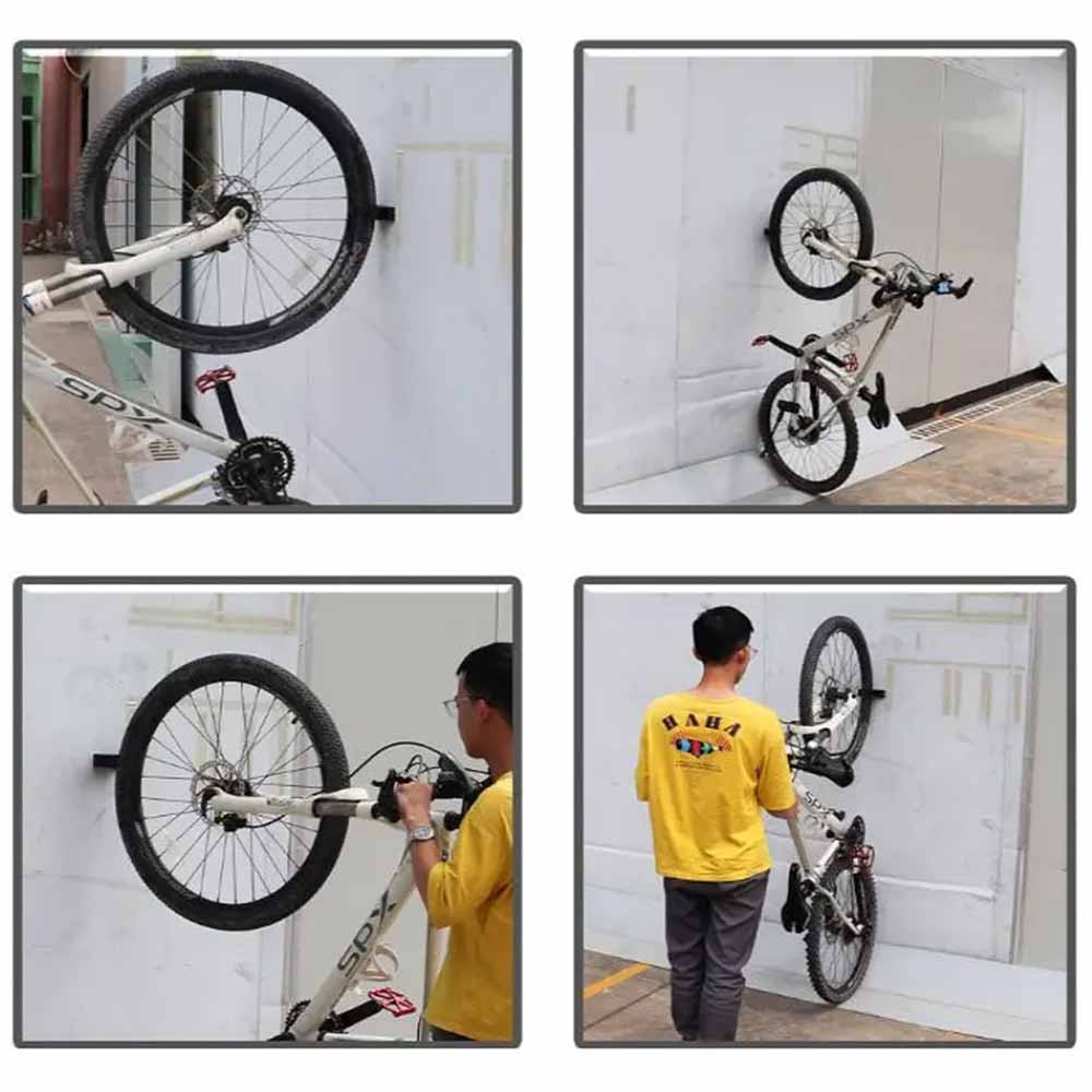 Пряжка для парковки дорожного велосипеда, регулируемый настенный держатель для велосипеда, вешалка для горизонтального и вертикального хранения, подходит для трубы 1,0–2,8 дюйма