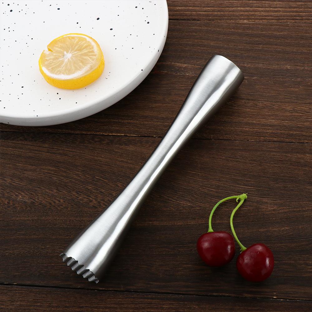 Bartender Kitchen Old Fashioned Stainless Steel Rod Hammer Stirrer Tool Cocktail Mixer Mojito Muddler Ice Crusher