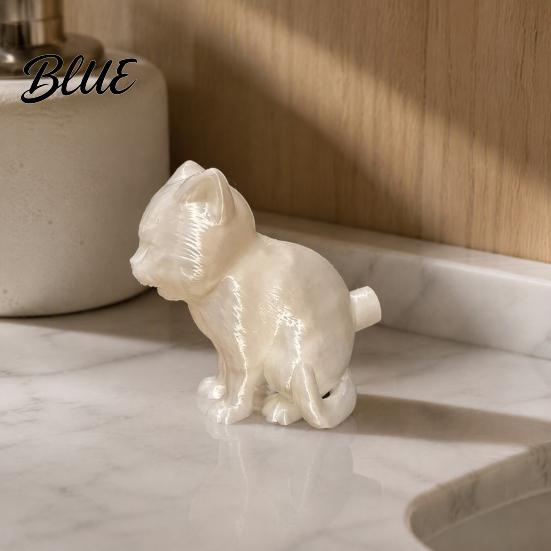 Забавные подарки для друзей Кошка Диспенсер для зубной пасты 3D-печать Дозатор для питомцев Простой в использовании Диспенсер для пасты Раковина в ванной Комнате Креативная трубка Декоративный Настольный