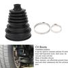 Car Cv Boot Kit Constant-Velocity Dust Cover Joint Constant-Velocity Dust Cover Elasticity Drive Anti-Aging Wear Universal