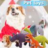 Неразрушимые игрушки для собак, интерактивные игрушки для собак, жевательные игрушки, неразрушимые пищащие игрушки для собак, мягкие плюшевые игрушки для игр и дрессировки