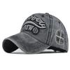 New Large Letter Three-dimensional Embroidery Washed D Baseball Cap Cotton Cap Washed Old Coated Baseball