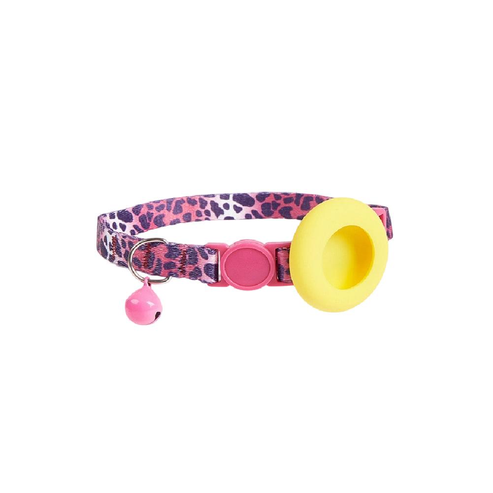 Регулируемый Милый Защитный Чехол для Трекера Ошейник для Кошки Защитный Чехол для GPS-трекера Цветной Шейный Ошейник для Домашнего Питомца Кошки для Позиционирования для Airtag Ошейник для Питомца