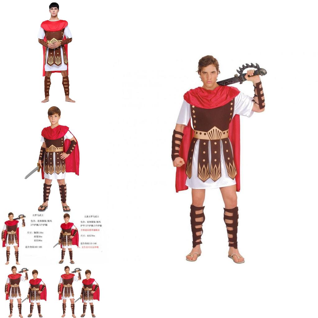Унисекс Костюм средневекового рыцаря римского спартанца для эпических приключений на Хэллоуин