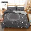 Starry Sky Duvet Cover Set King Size Galaxy Starry Sky Theme Twin Bedding Set for Kids Teen Polyester Colorful Stars Quilt Cover