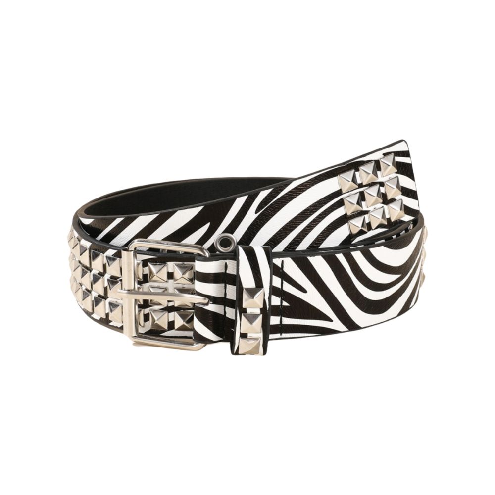Leopard Print Heavy Metal Belt Punk Women's Belts Trend Jeans Belt Fashion Decoration
