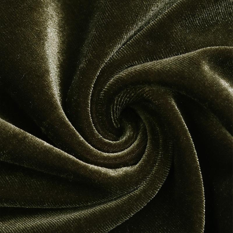 YYFS Женская мода весна осень однотонный принт длинный рукав V-образный вырез высокая талия повседневные платья