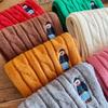 Thicken Children's Knitted Scarf Solid Color Infant Neckwarmers Baby Bolo Tie Scarf  Kids