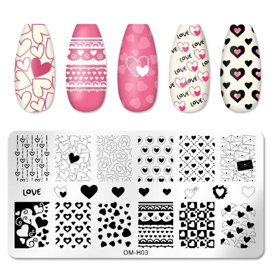 Nail Stamping Plates Cost-effective Precise Position Nail Tools Nail Art Stamping Plates