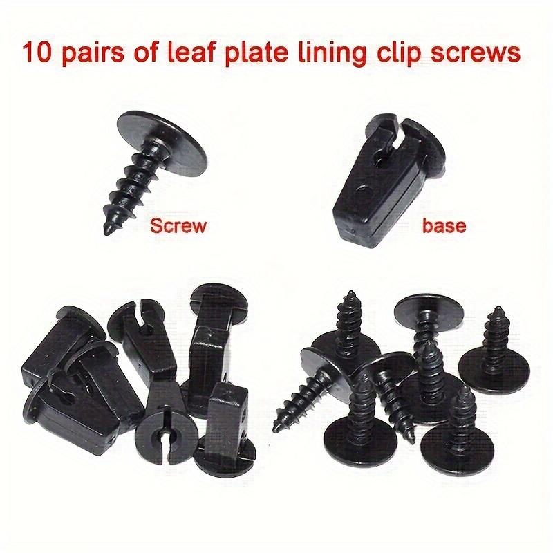 10 Pcs Engine Cover Undertray Splashguard Wheel Arch Torx Screw Retainer Fastener Clips Bolt Universal For VW