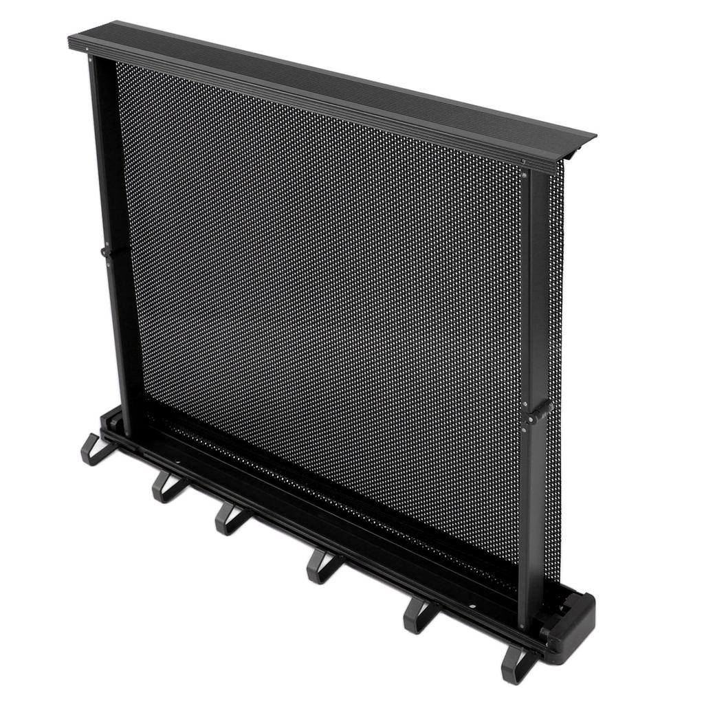 Выдвижная сушилка для белья с шаблоном для настенного крепления, сетчатая дышащая платформа, алюминиевая прачечная