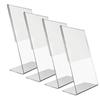 Transparent Acrylic Picture Frame Display Stand Desk Display Card Stand Price Tag Clip Sign Card Holder Stands