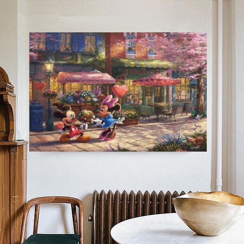 Модный подарок для девочки в тематике Микки Мауса, сказочные обои для декора спальни