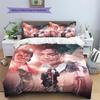 Michael Jackson Stage Performance Print 3‑Pieces Duvet Cover Set Pop Music Bedding Bedroom Home Decor Without Pillow Core Comforter