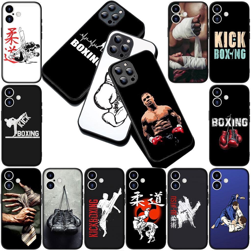 Strong Boxing Gloves Kickboxing Judo Phone Cover for Samsung Galaxy S25 S24 S23 FE Ultra Plus S7 Edge S25+ S23+ A56 5G Soft Case