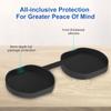 Shock-resistant VR Silicone Protective Cover Lens Cover for PS VR2 Headset Glasses Lens Cover VR Dustproof Sleeves