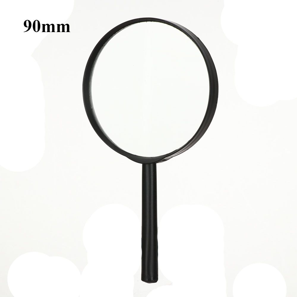 40/50/60/75/90/100/110/130mm Reading Glass Lens Hand Held Magnifier 5X Magnifying Jewelry Loupe