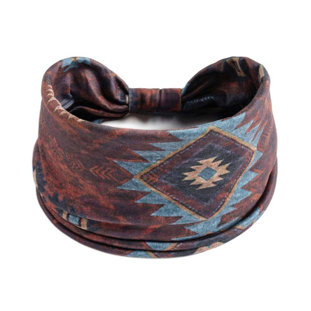 Knot Wide Headbands Elastic Turban Headwrap Soft Boho African Headband Hair Accessories