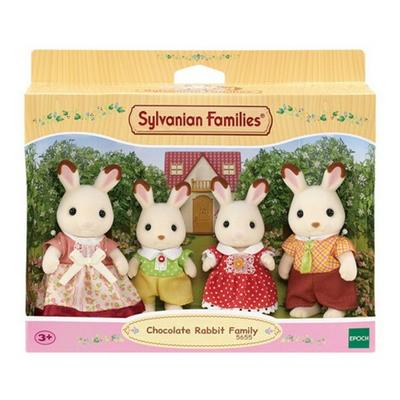 Sylvanian Family 5655 Новая семья шоколадных кроликов, 1 шт., популярные корейские игрушки