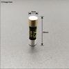 1PCS HIFI Fuse Gold Plated Silver Cap Nano CD Audio Amplifier Tube Amp Decoder Fuse 125mA-20A 5x20mm 6x32mm