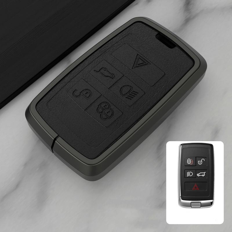 Чехол для ключей из кожаного сплава, защитный чехол для Land Rover Range Rover Discovery 5 Sport, брелок для ключей JAGUAR XE XF XJ F PACE