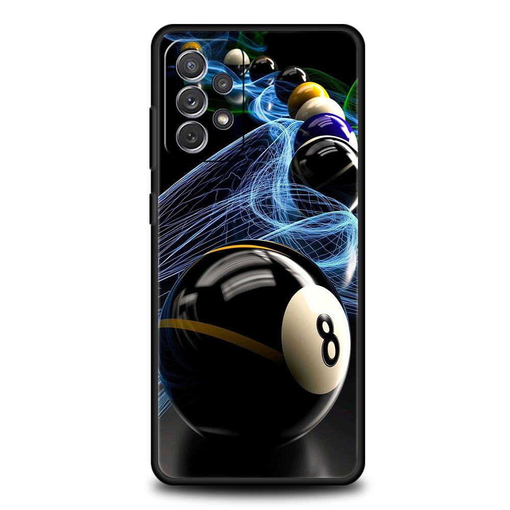 Модный Бильярдный Бренд Номер Чехол для Телефона для Samsung Galaxy A73 A55 A53 A51 A35 A33 A32 A25 A23 A22 A15 A13 A17 A07 5G Мягкий ТПУ