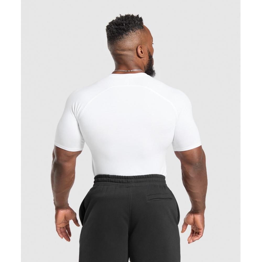 Gymshark Футболка Prime белая A2c5v Wb57