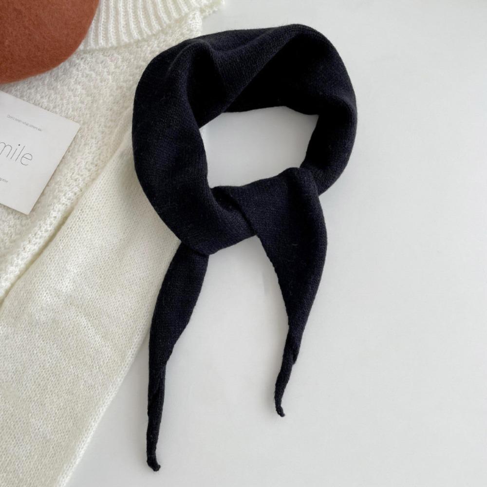 Windproof Winter Cashmere Scarves Soft Women Cashmere Shawl Elegant Knitted Triangle Scarf Girls
